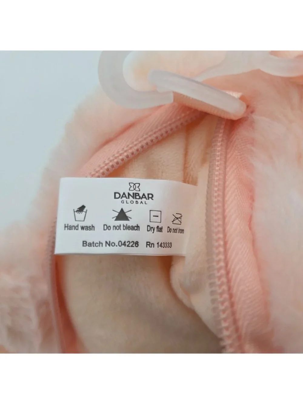 Cute Pink Plush Animal Bag With Adjustable Strap Toothy Smile 13